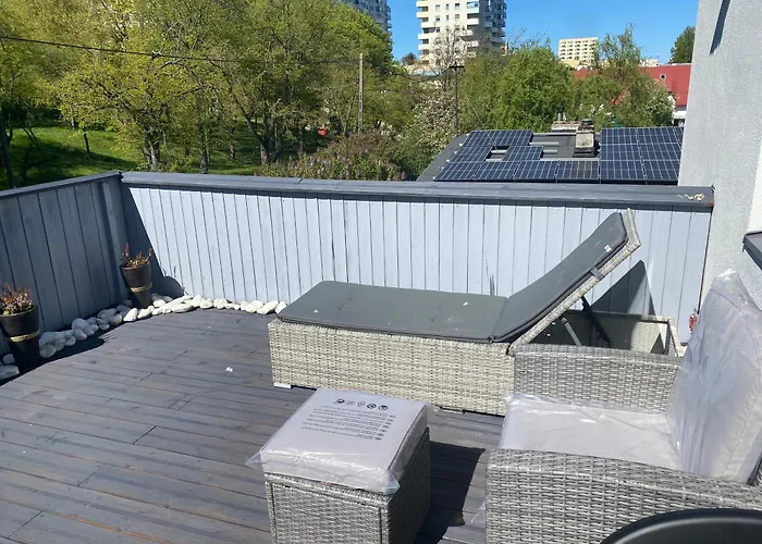 160m Piekny Stylowy Dwupoziomowy Dom Гдиня